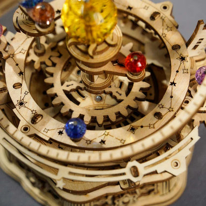 Starry Night Orrery Mechanical Music Box AMK51