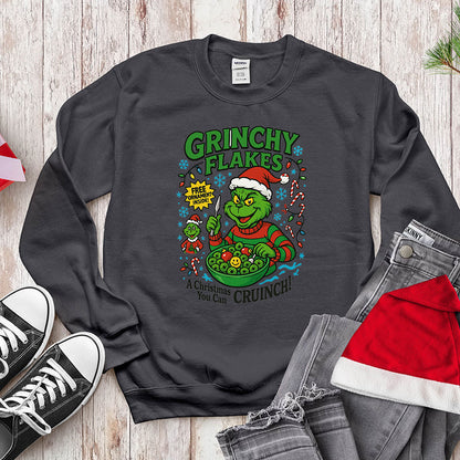 Mean One Cereal Parody Shirt - "Christmas You Can Cruinch!" T-Shirt & Hoodie