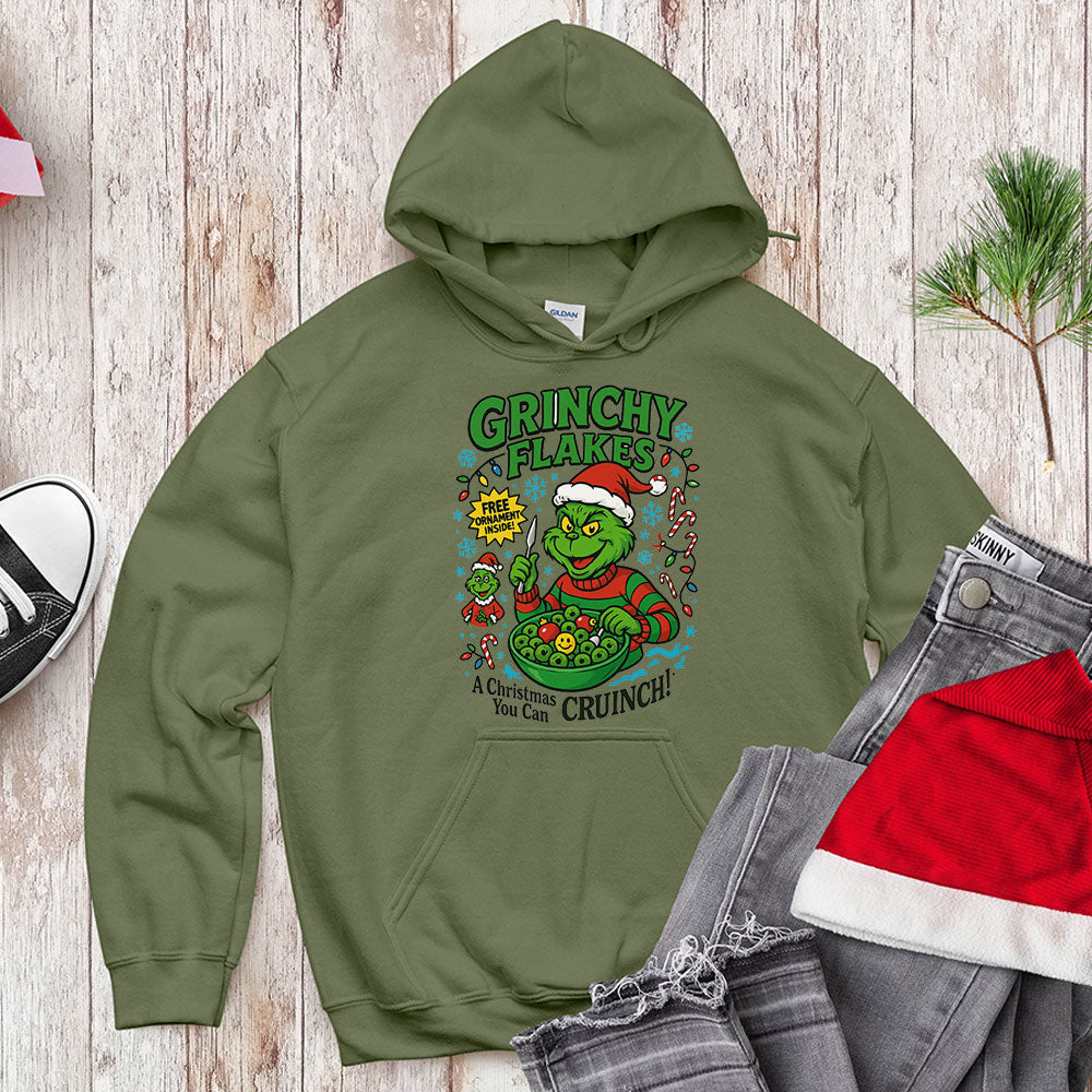 Mean One Cereal Parody Shirt - "Christmas You Can Cruinch!" T-Shirt & Hoodie