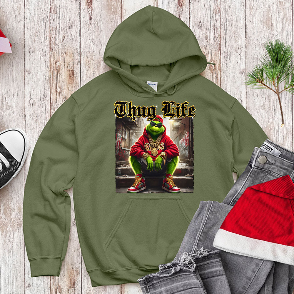 Thug Life Mean Green Character - Urban Holiday Streetwear
