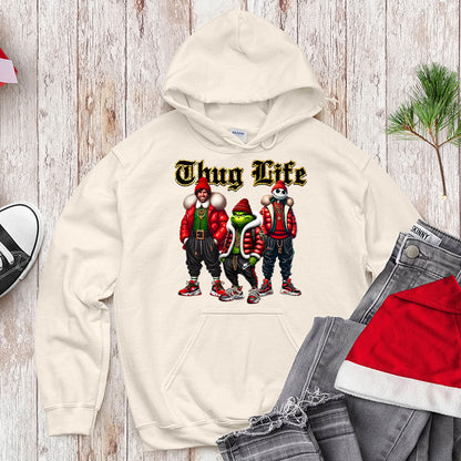 Thug Life Holiday Trio - Streetwear Christmas Crewneck