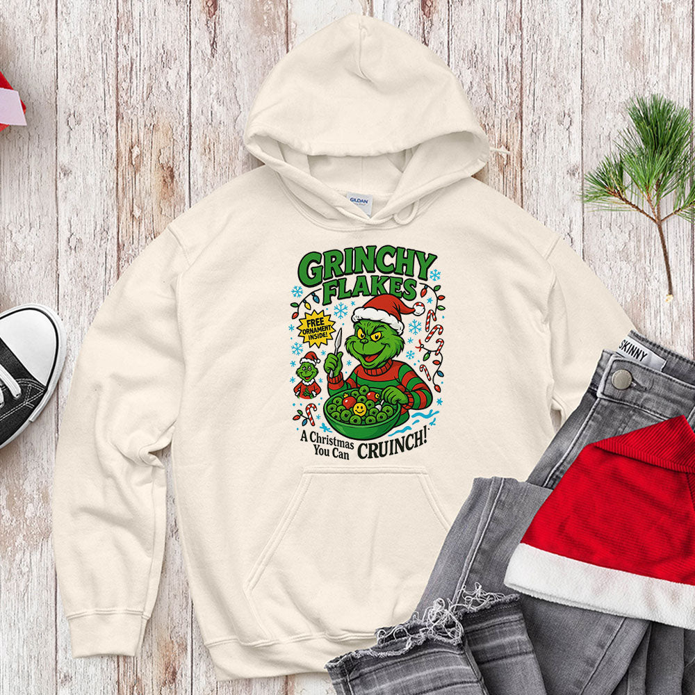 Mean One Cereal Parody Shirt - "Christmas You Can Cruinch!" T-Shirt & Hoodie