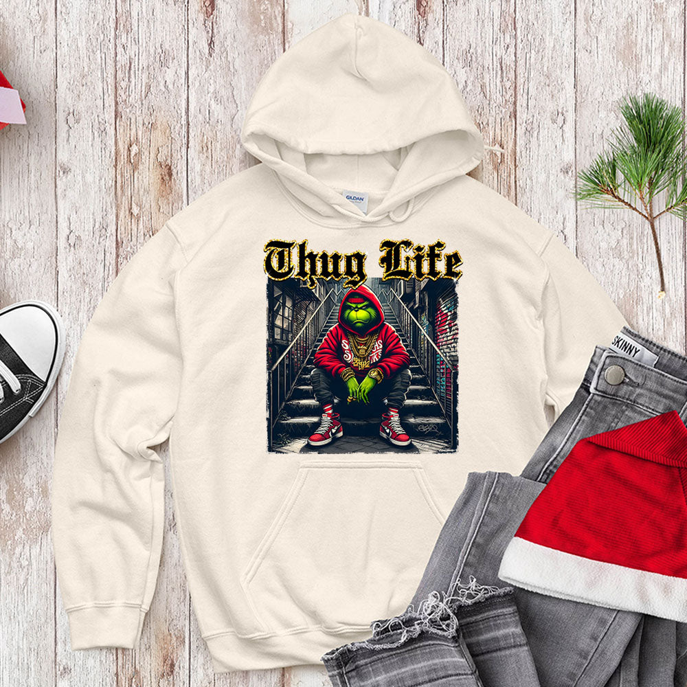 Thug Life Green Anti - Hero Shirt - Urban Holiday Streetwear