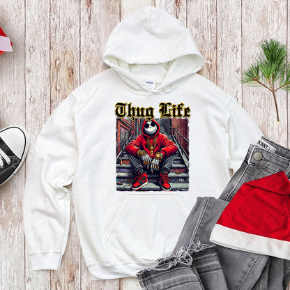 Thug Life Skeleton King - Urban Holiday Streetwear