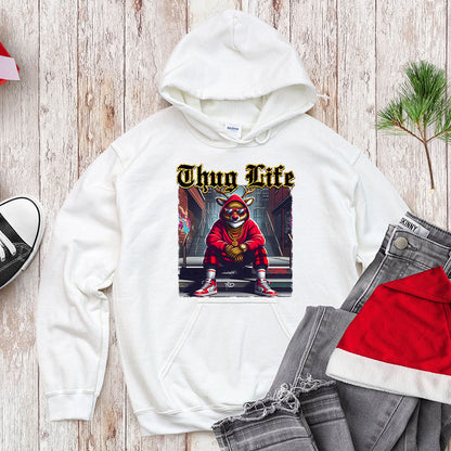 Thug Life Red - Nosed Reindeer - Streetwear Christmas