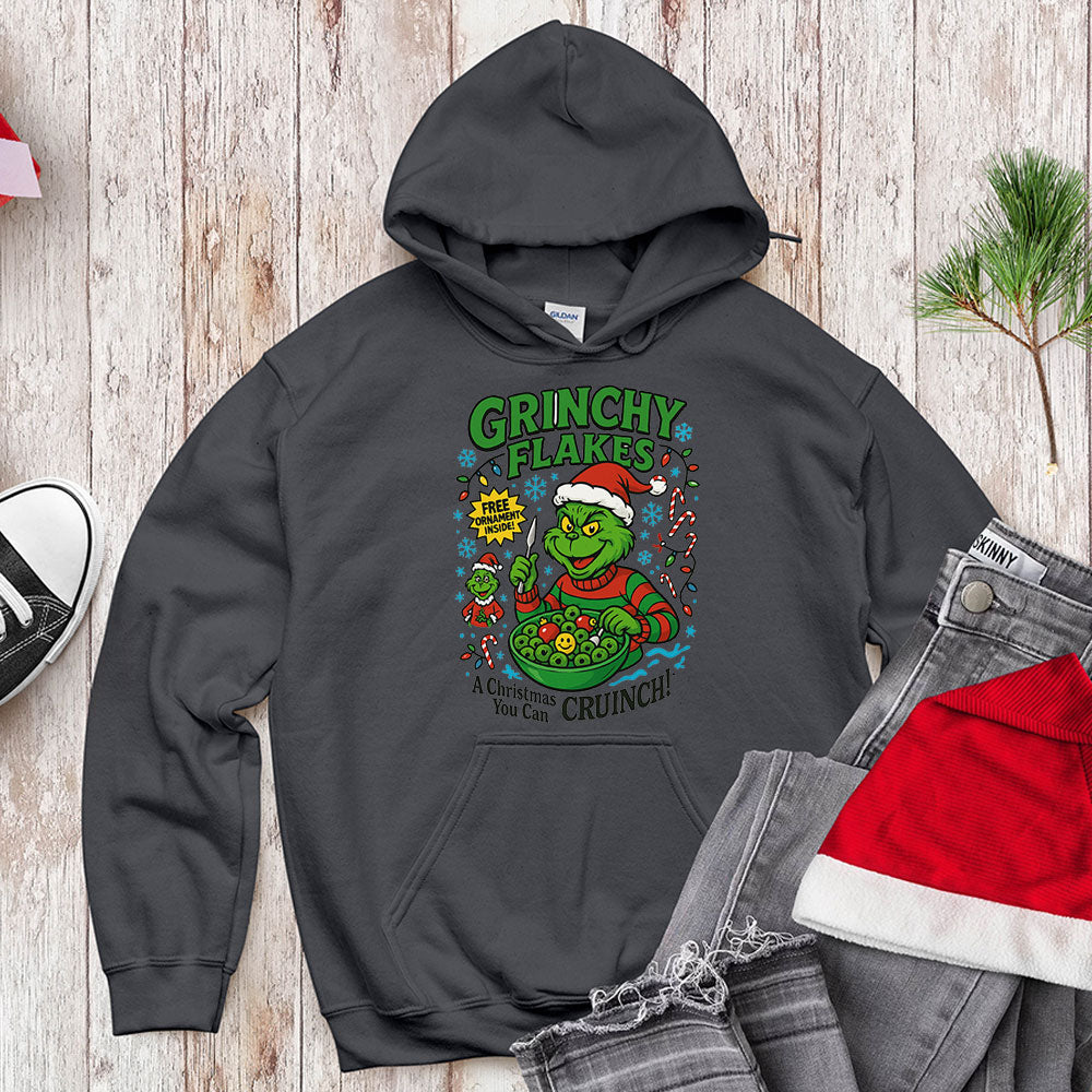Mean One Cereal Parody Shirt - "Christmas You Can Cruinch!" T-Shirt & Hoodie