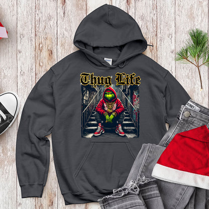 Thug Life Green Anti - Hero Shirt - Urban Holiday Streetwear