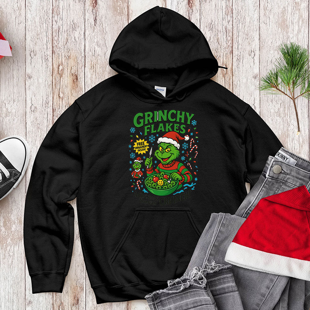 Mean One Cereal Parody Shirt - "Christmas You Can Cruinch!" T-Shirt & Hoodie