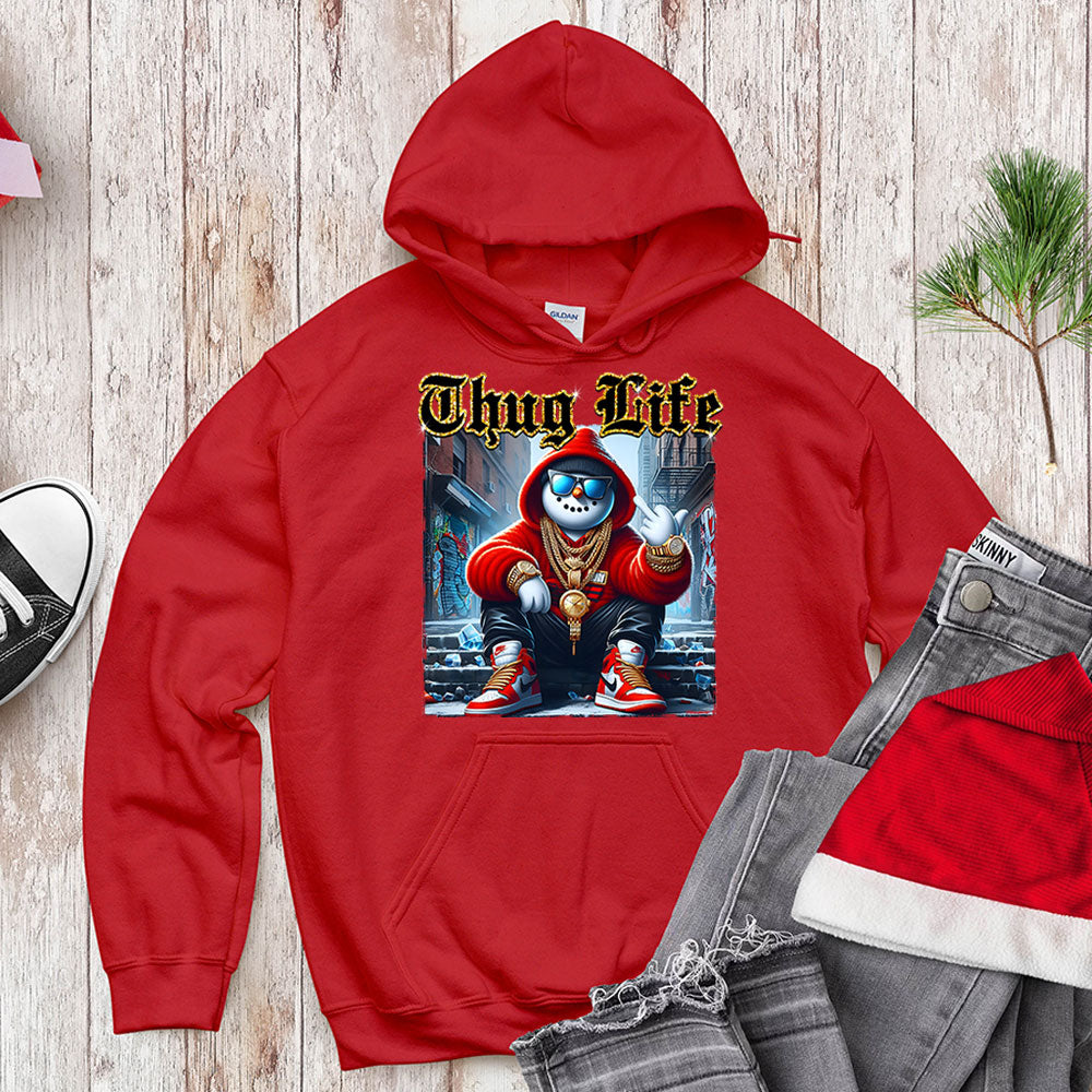 Thug Life Gangster Snowman - Urban Holiday
