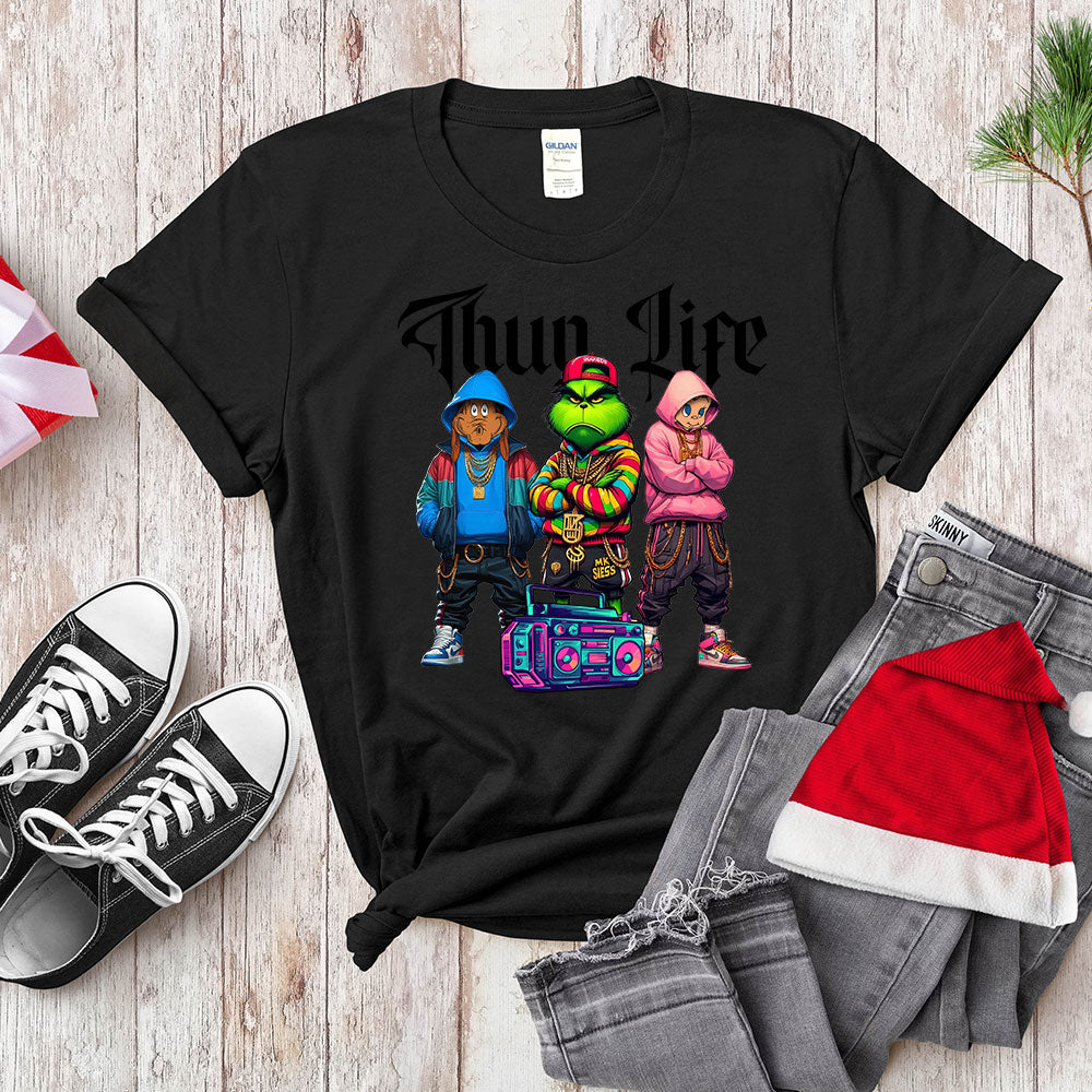 Thug Life Hip-Hop Trio - 90s Boombox Christmas Crew