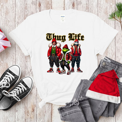 Thug Life Holiday Trio - Streetwear Christmas Crewneck