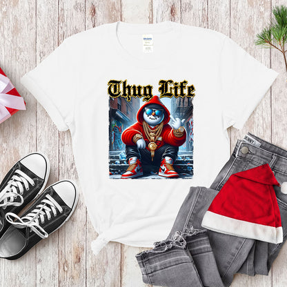 Thug Life Gangster Snowman - Urban Holiday