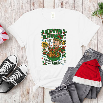 Home Alone Boy Cereal Parody Shirt - Holiday You Can Krunch!