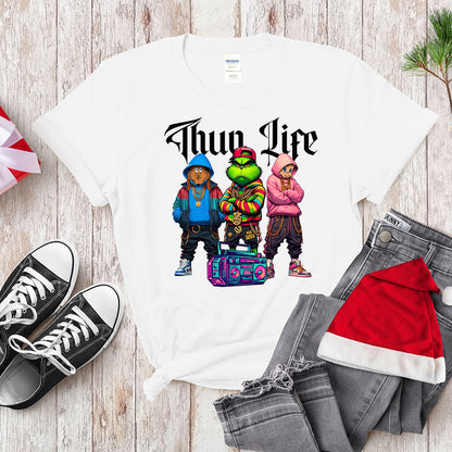 Thug Life Hip-Hop Trio - 90s Boombox Christmas Crew