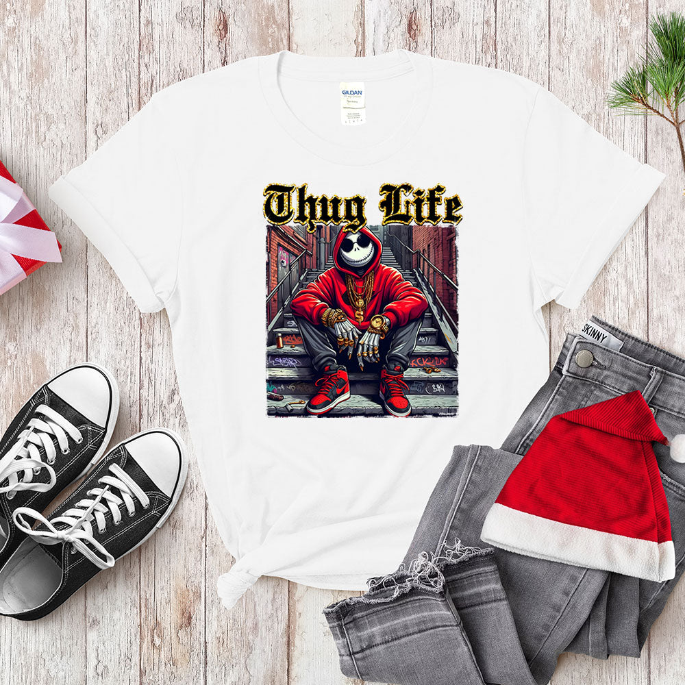 Thug Life Skeleton King - Urban Holiday Streetwear