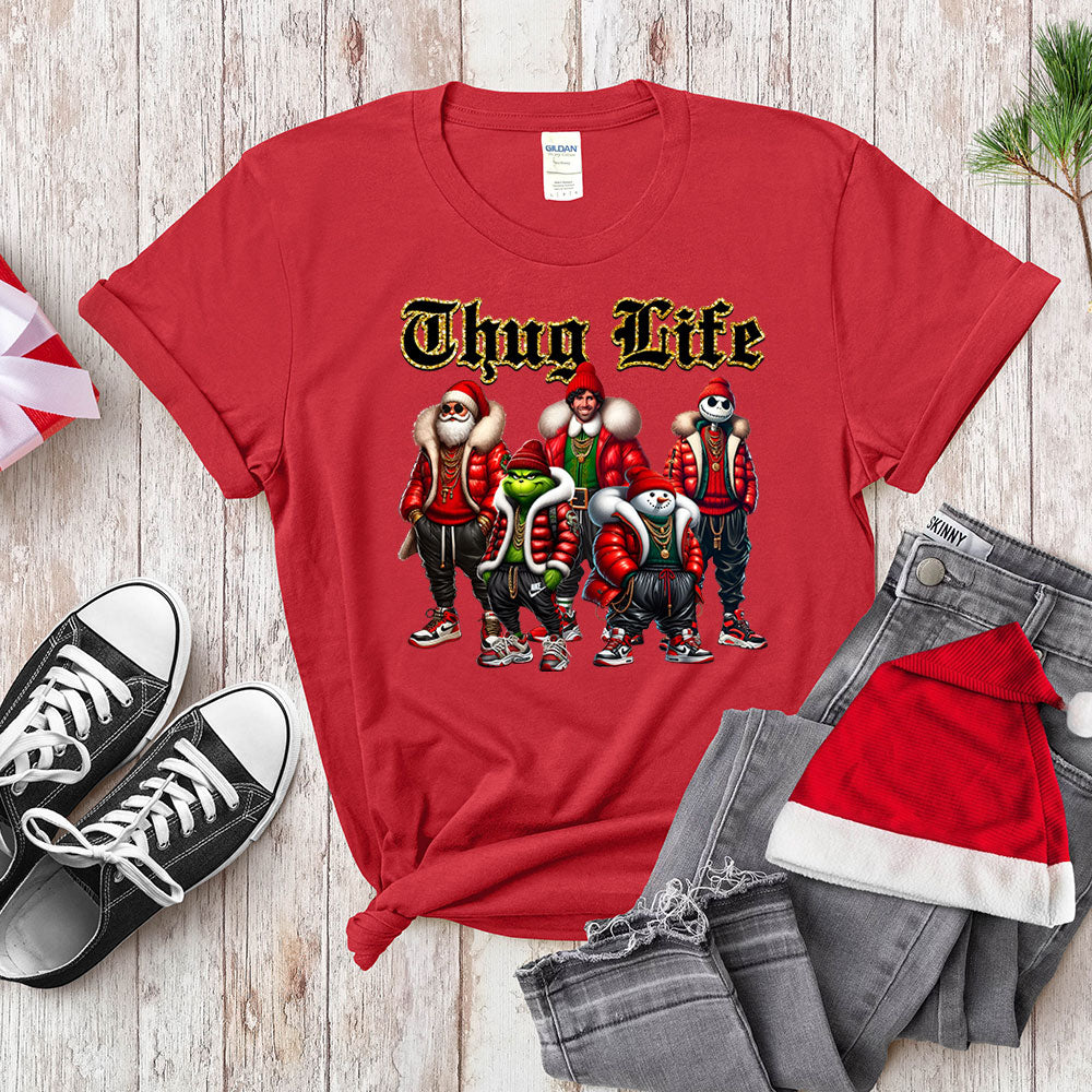 Thug Life Holiday Squad - Urban Streetwear Christmas Crew
