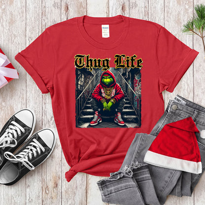 Thug Life Green Anti - Hero Shirt - Urban Holiday Streetwear
