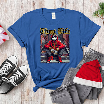 Thug Life Skeleton King - Urban Holiday Streetwear