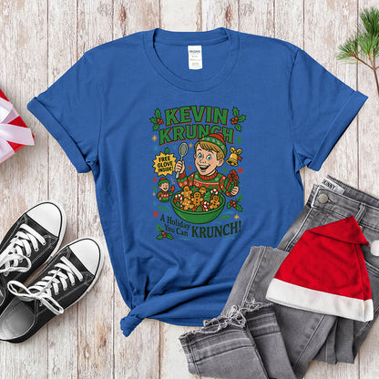 Home Alone Boy Cereal Parody Shirt - Holiday You Can Krunch!