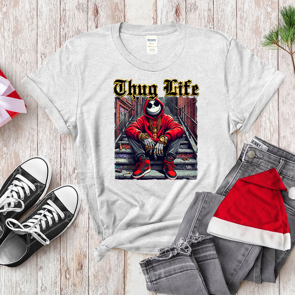Thug Life Skeleton King - Urban Holiday Streetwear
