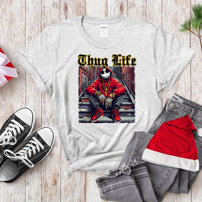 Thug Life Skeleton King - Urban Holiday Streetwear