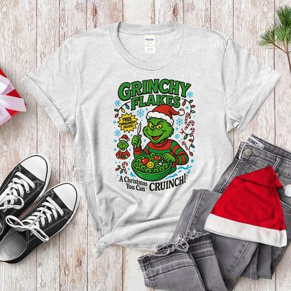 Mean One Cereal Parody Shirt - "Christmas You Can Cruinch!" T-Shirt & Hoodie