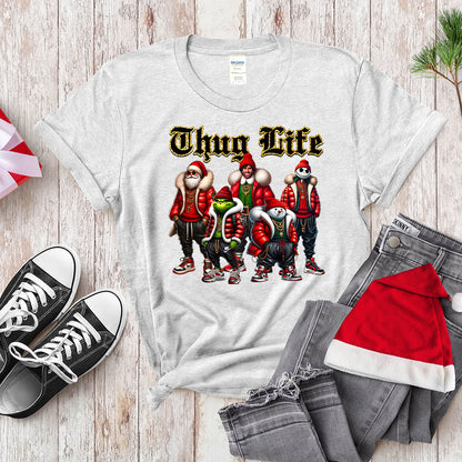 Thug Life Holiday Squad - Urban Streetwear Christmas Crew