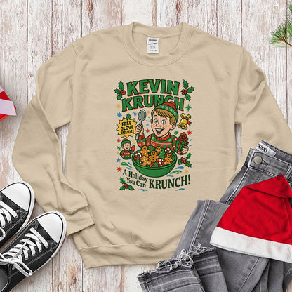 Home Alone Boy Cereal Parody Shirt - Holiday You Can Krunch!