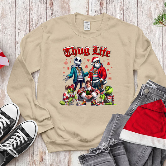 Urban Holiday Crew - Streetwear Christmas Character Mashup