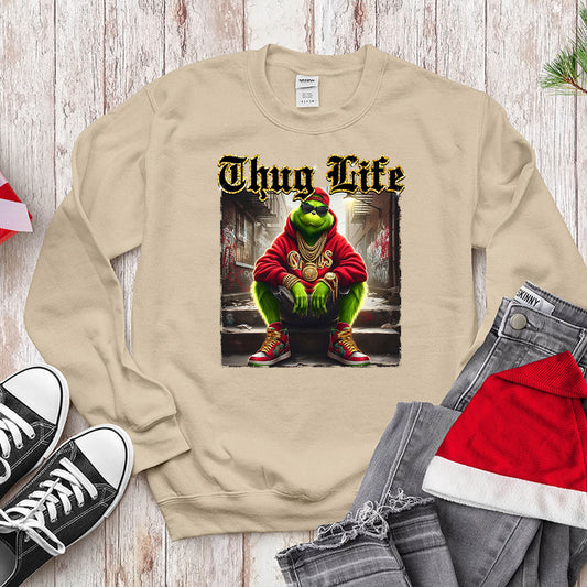 Thug Life Mean Green Character - Urban Holiday Streetwear