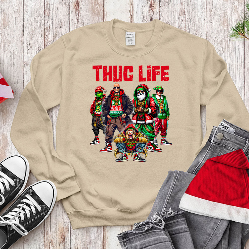 Thug Life Holiday Crew - Urban Christmas Gangster Mashup