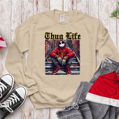 Thug Life Skeleton King - Urban Holiday Streetwear
