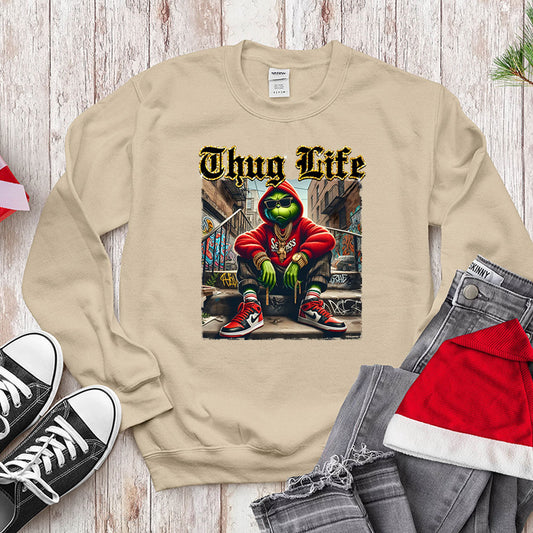 Thug Life Mean Green Character - Urban Holiday Streetwear