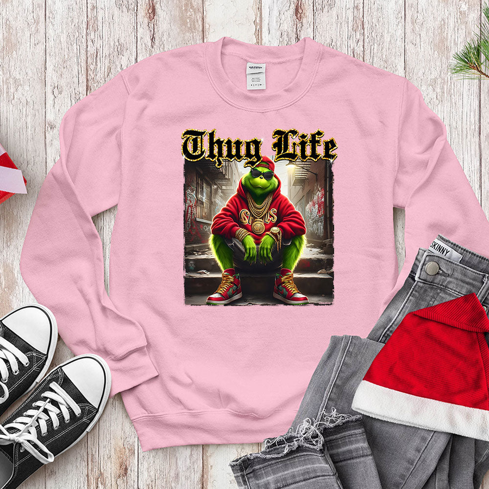 Thug Life Mean Green Character - Urban Holiday Streetwear