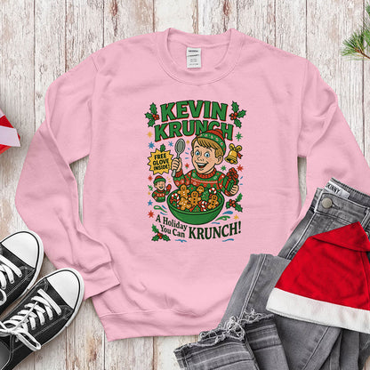 Home Alone Boy Cereal Parody Shirt - Holiday You Can Krunch!
