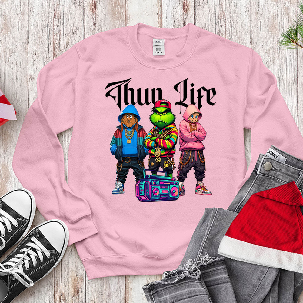 Thug Life Hip-Hop Trio - 90s Boombox Christmas Crew