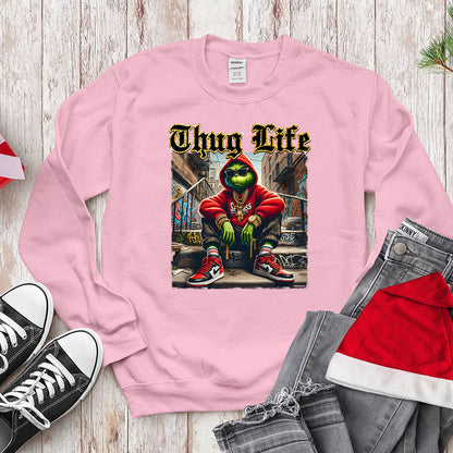 Thug Life Mean Green Character - Urban Holiday Streetwear