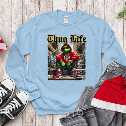 Thug Life Mean Green Character - Urban Holiday Streetwear