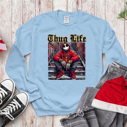 Thug Life Skeleton King - Urban Holiday Streetwear