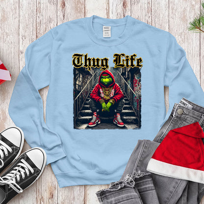 Thug Life Green Anti - Hero Shirt - Urban Holiday Streetwear