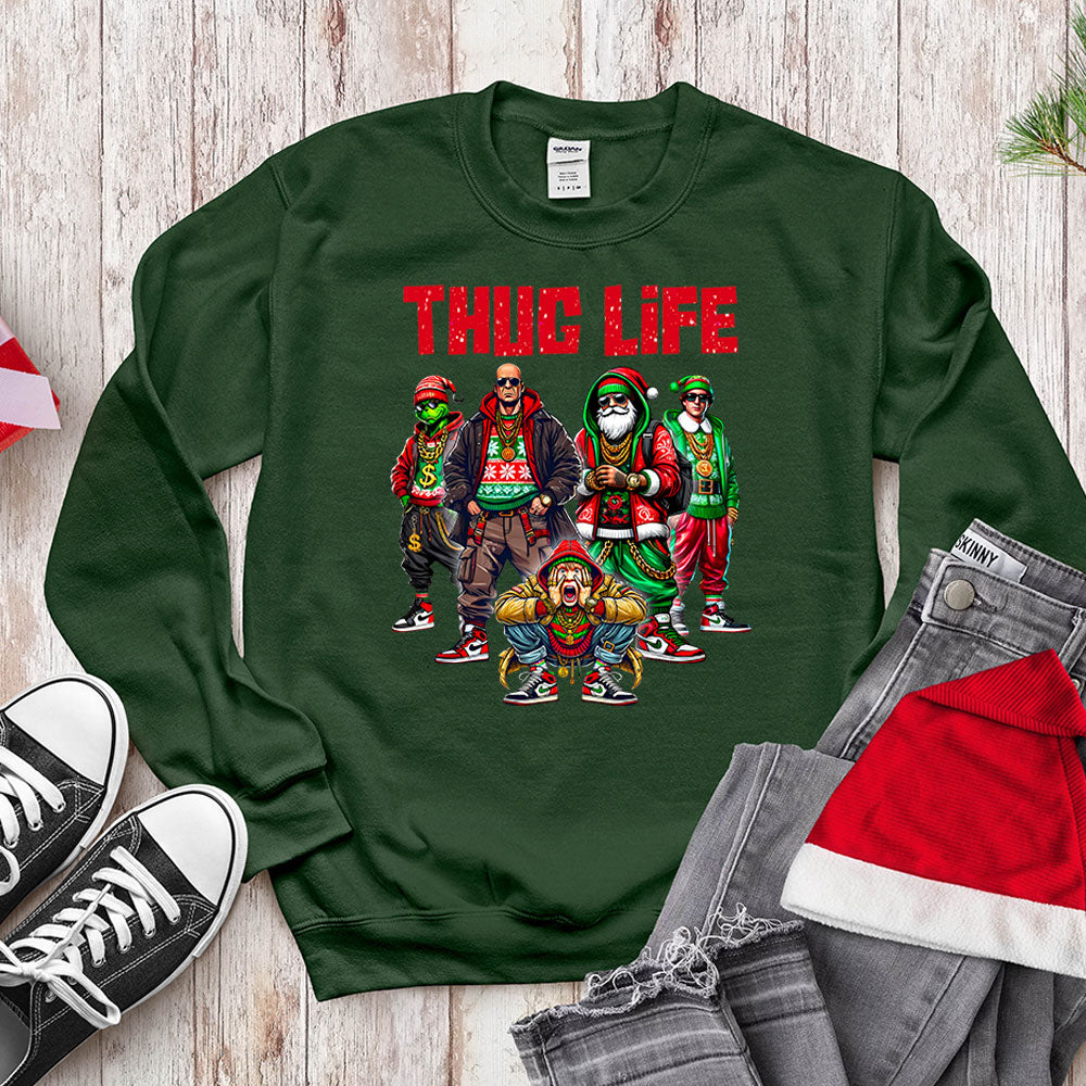 Thug Life Holiday Crew - Urban Christmas Gangster Mashup