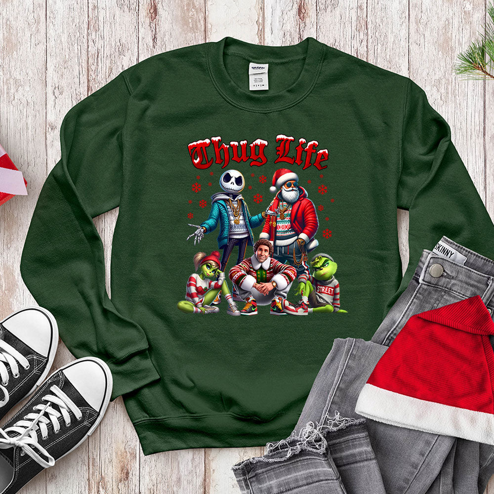Urban Holiday Crew - Streetwear Christmas Character Mashup