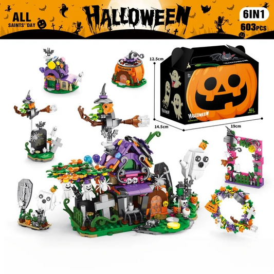 Halloween 6IN1 Building Block Set