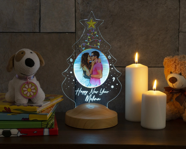 Personalized 3D LED Lamp Custom Photo Night Light Heart