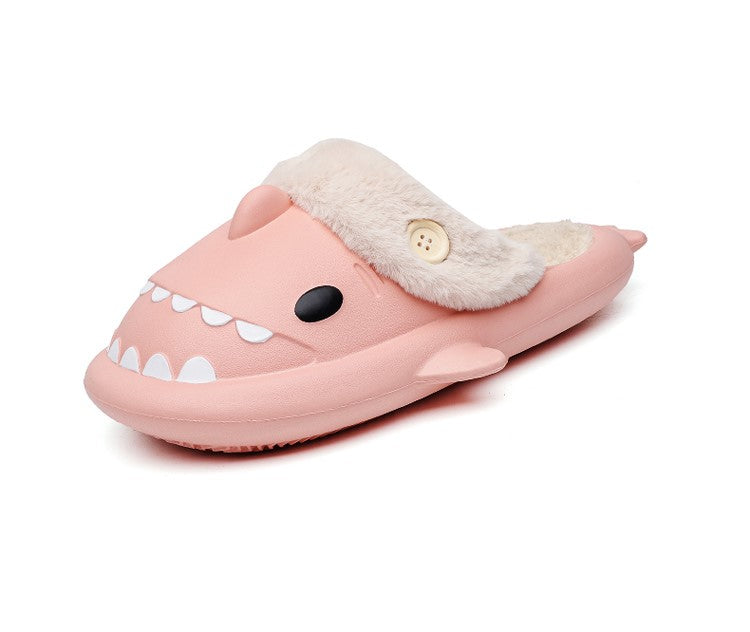 Stylish Winter Shark Slippers: Cozy Cotton Shoes for Men and Women