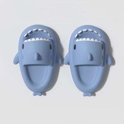 Home Shark Slippers: Anti-Skid EVA, Vibrant Colors, Perfect for Couples and Families