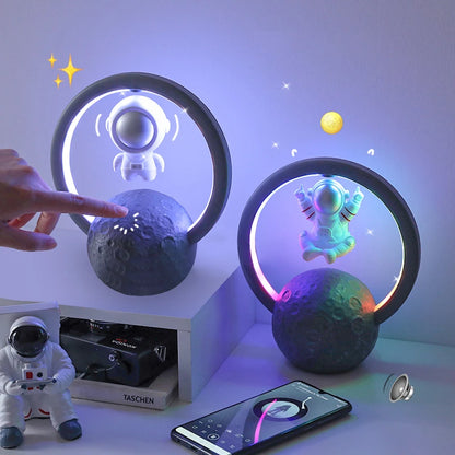 Magnetic Levitation Bluetooth Speaker: Portable Astronaut Mini Radio