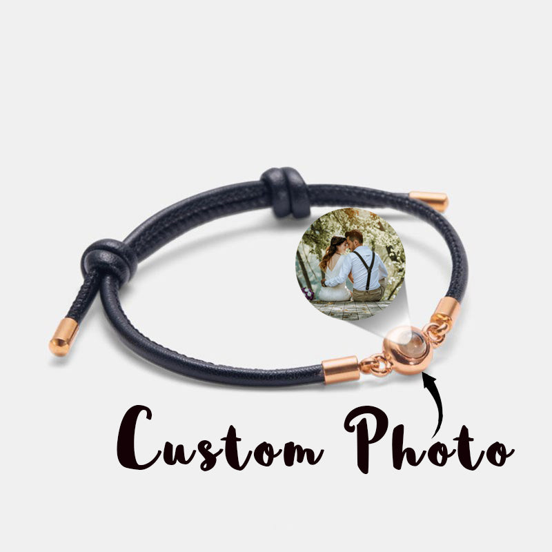 Custom Photo Projection Inside Bracelet - Trendy Best Gift