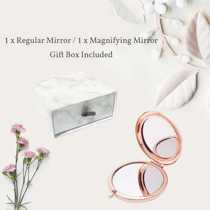 Gorgeous Rose Golden Makeup Mirror - Unique Gifts For Mom