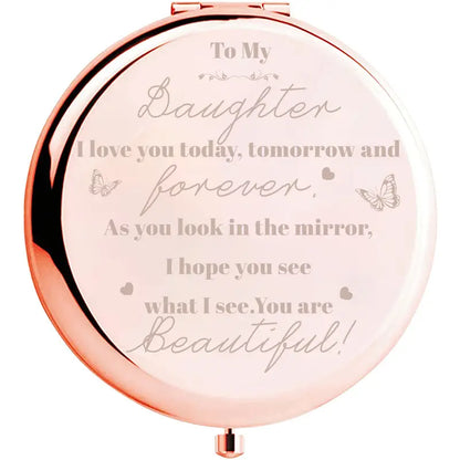 Gorgeous Rose Golden Makeup Mirror - Unique Gifts For Mom